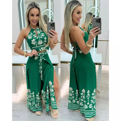 Conjunto Calça e Cropped Lunna