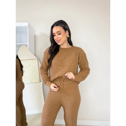 Conjunto Tricô Mousse